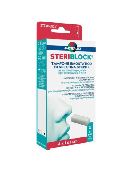 MASTER-AID STERIBLOCK TAMPONE EMOSTATICO