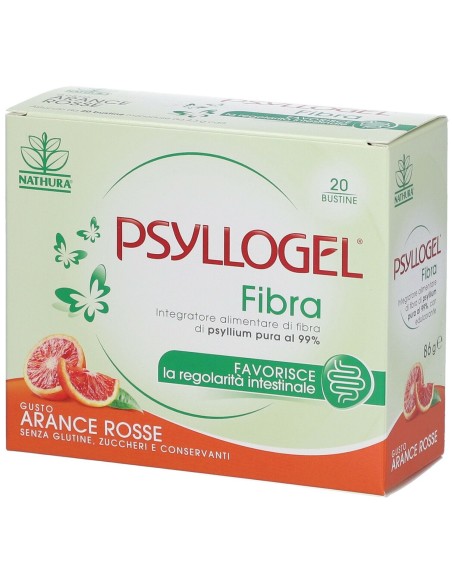 PSYLLOGEL FIBRA ARANCE ROSSE 20 BUSTINE