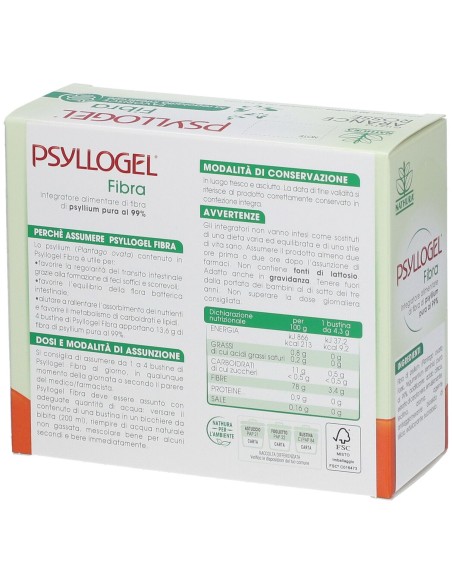 PSYLLOGEL FIBRA ARANCE ROSSE 20 BUSTINE