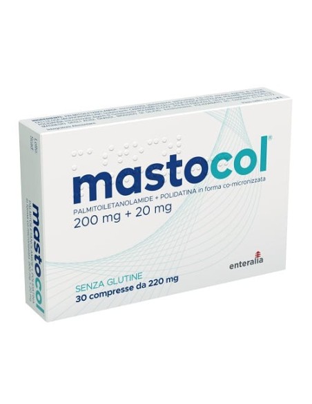 MASTOCOL 30 PALMITOILETANOLAMIDE 200 MG + POLIDATINA FORMA CO MICRONIZZATA 20 MG 30 COMPRESSE