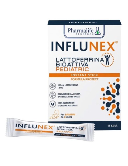 INFLUNEX LATTOFERRINA BIOATTIVA PEDIATRIC 15 STICK
