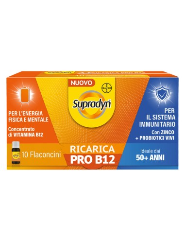 SUPRADYN RICARICA PRO B12 10 FLACONCINI
