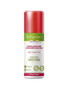 REPELLENTE EXTRA STRONG DEET 50% 75 ML SOFARMAPIU'