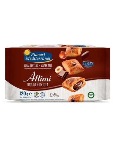 PIACERI MEDITERRANEI ATTIMI CUOR DI NOCCIOLA 120 G