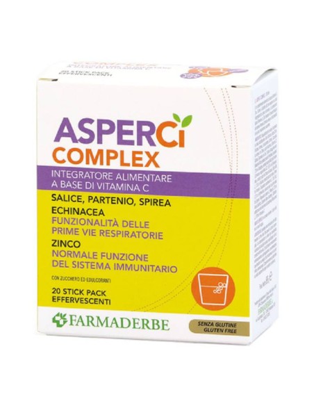 ASPER CI COMPLEX 20 STICK PACK EFFERVESCENTI 4,4 G