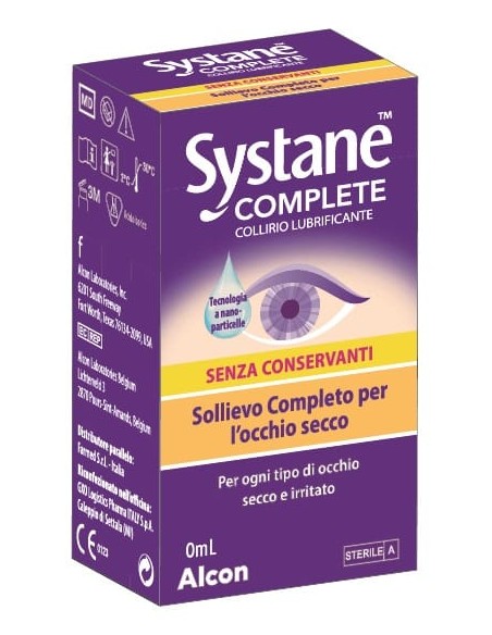 COLLIRIO LUBRIFICANTE SYSTANE COMPLETE SENZA CONSERVANTI 10 ML