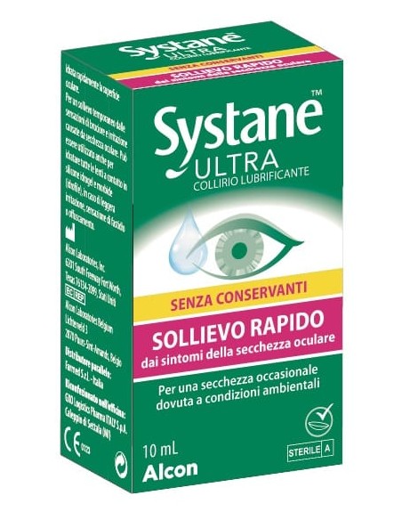 COLLIRIO LUBRIFICANTE SYSTANE ULTRA SENZA CONSERVANTI 10 ML
