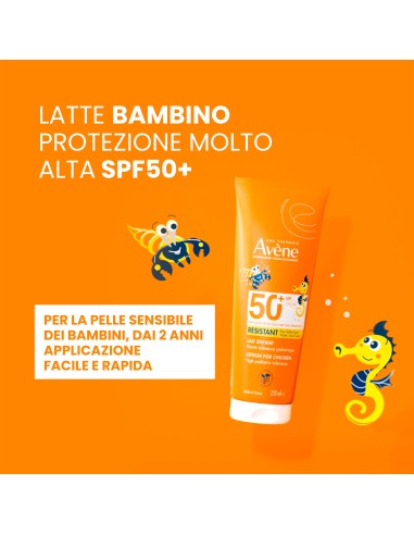 EAU THERMALE AVENE SOLARE LATTE BAMBINO SPF 50+ 250 ML NUOVO PACK