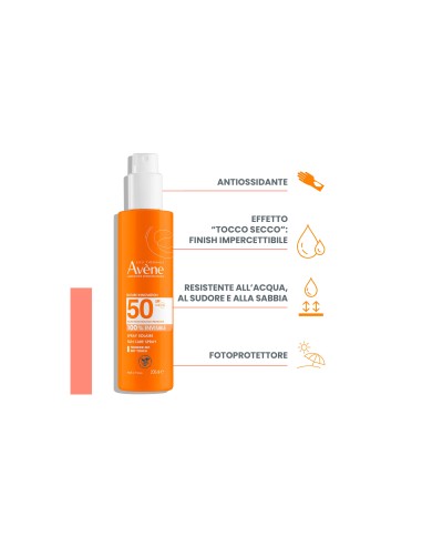 EAU THERMALE AVENE SOLARE SPRAY SPF 50 200 ML