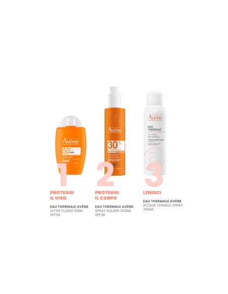 EAU THERMALE AVENE SOLARE SPRAY SPF 30 200ML NUOVO PACK