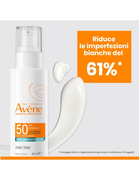 EAU THERMALE AVENE SOLARE FLUIDO ANTI-IMPERFEZIONI SPF50 40 ML