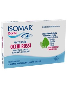 ISOMAR OCCHI ROSSI GOCCE OCULARI ACIDO IALURONICO 0,20% 10 FLACONCINI