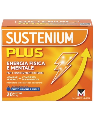 SUSTENIUM PLUS LIMONE E MIELE 20 BUSTINE DA 8 G
