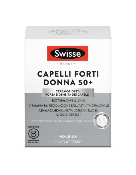 SWISSE CAPELLI FORTI DONNA 50+ 30 COMPRESSE