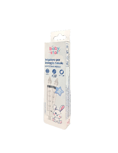 IRRIGATORE LAVAGGIO NASALE BABY STAR 2 PEZZI