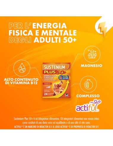 SUSTENIUM PLUS 50+ 24 FLACONCINI