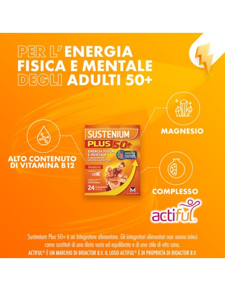 SUSTENIUM PLUS 50+ 24 FLACONCINI
