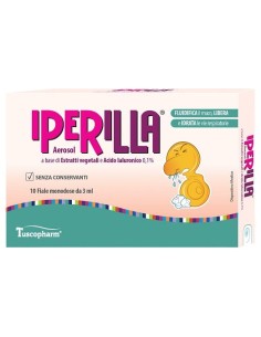 AEROSOL IPERILLA 10 FIALE MONODOSE DA 3 ML A BASE DI ESTRATTI VEGETALI E ACIDO IALURONICO 0,1%
