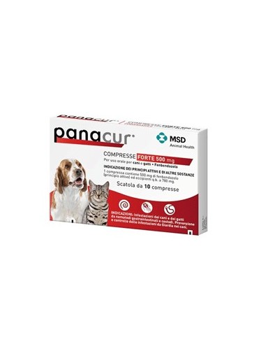 PANACUR FORTE 10 compresse 500 mg