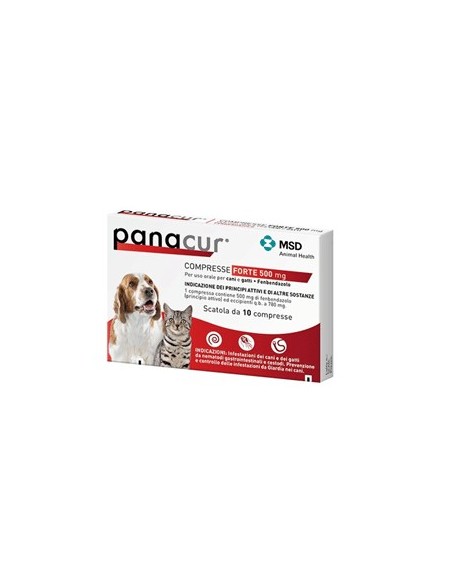 PANACUR FORTE 10 compresse 500 mg