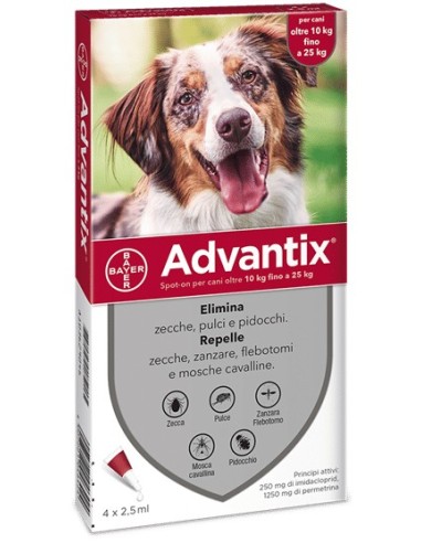 ADVANTIX SPOT ON*4PIP 10-25KG