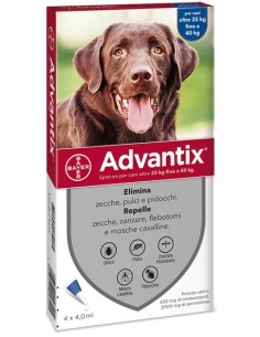 ADVANTIX SPOT ON*4PIP 25-40KG