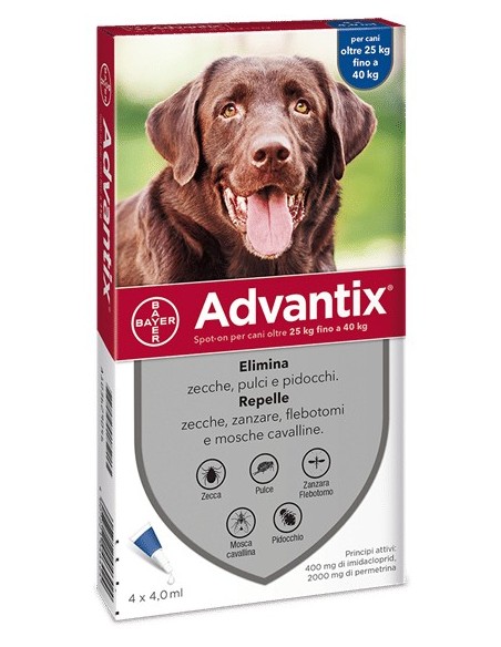 ADVANTIX SPOT ON*4PIP 25-40KG