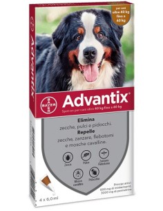 ADVANTIX SPOT ON 4 pipette 40-60 kg