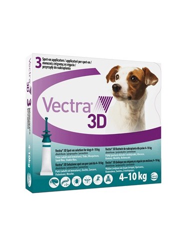 VECTRA 3D 3 pipette 4-10 kg verde