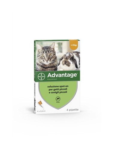 ADVANTAGE 4 pipette 0,4 ml spot-on