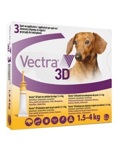VECTRA 3D 3 pipette 1,5-4 kg giallo
