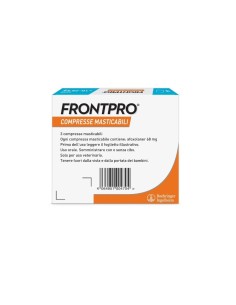 FRONTPRO x3 Compresse Masticabili Antiparassitario Per Cani (10-25Kg) Contro Pulci e Zecche 2