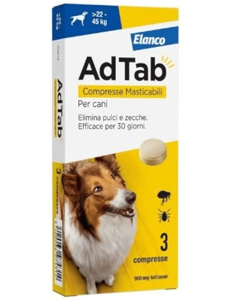 ADTAB 3 compresse 900 mg cani 22-45 kg