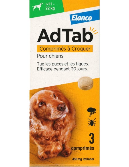 ADTAB 3 compresse 450 mg cani 11-22 kg