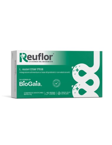 REUFLOR 20 COMPRESSE MASTICABILI AROMA LIMONE