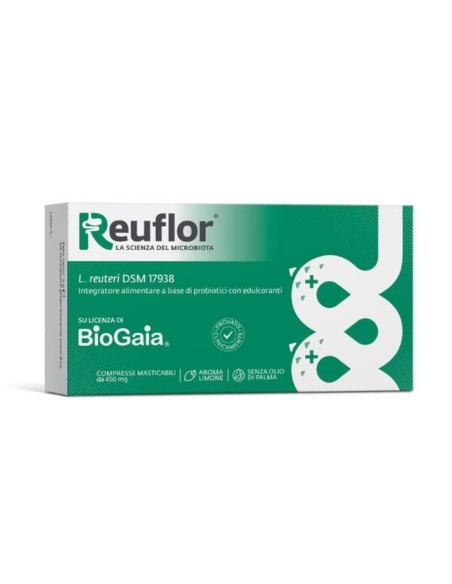 REUFLOR 20 COMPRESSE MASTICABILI AROMA LIMONE