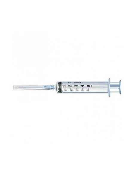 PIC Siringa monouso sterile con ago montato Gauge23 da 5 ml 1 pezzo