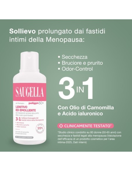 SAUGELLA POLIGYN PH NEUTRO DETERGENTE INTIMO LENITIVO ED EMOLLIENTE 250 ML