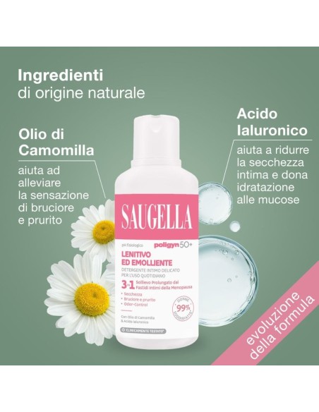 SAUGELLA POLIGYN PH NEUTRO DETERGENTE INTIMO LENITIVO ED EMOLLIENTE 250 ML