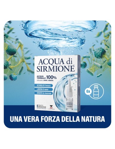 ACQUA SIRMIONE MINERALE NATURALE 6 FIALE 15 ML