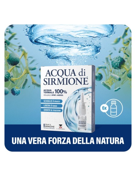 ACQUA SIRMIONE MINERALE NATURALE 6 FIALE 15 ML
