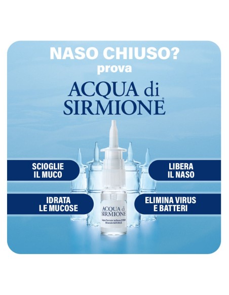 ACQUA SIRMIONE MINERALE NATURALE 6 FIALE 15 ML