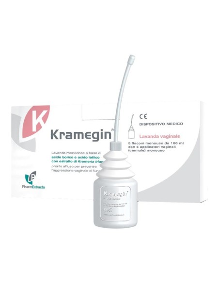 KRAMEGIN LAVANDA VAGINALE 5 FLACONI 100 ML CON CANNULA