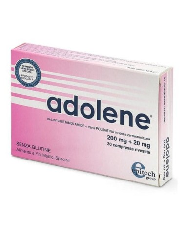 ADOLENE 200MG+20MG 30 COMPRESSE