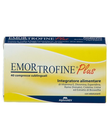 EMORTROFINE PLUS 40 COMPRESSE SUBLINGUALI