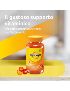 Supradyn Energy Integratore di Vitamina A, B, C, D e Coenzima Q10, contro la Stanchezza, 70 Caramelle Gommose 2