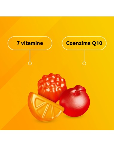 Supradyn Energy Integratore di Vitamina A, B, C, D e Coenzima Q10, contro la Stanchezza, 70 Caramelle Gommose