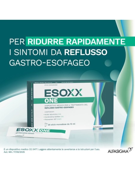 ESOXX ONE 20 BUSTINE STICK PACK 10 ML AROMA UVA