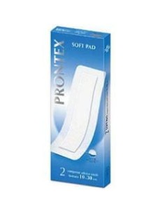 GARZA COMPRESSA PRONTEX SOFT PAD 10X30 CM 2 PEZZI