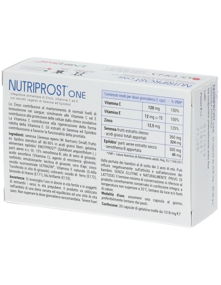 NUTRIPROST ONE 20 CAPSULE 28 G